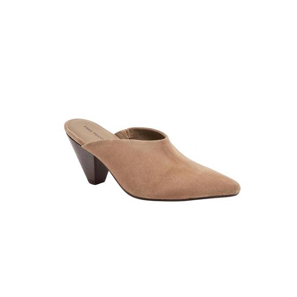 NEW FREE PEOPLE women's stellar mule in faded saddle suede - Picture 3 of 5